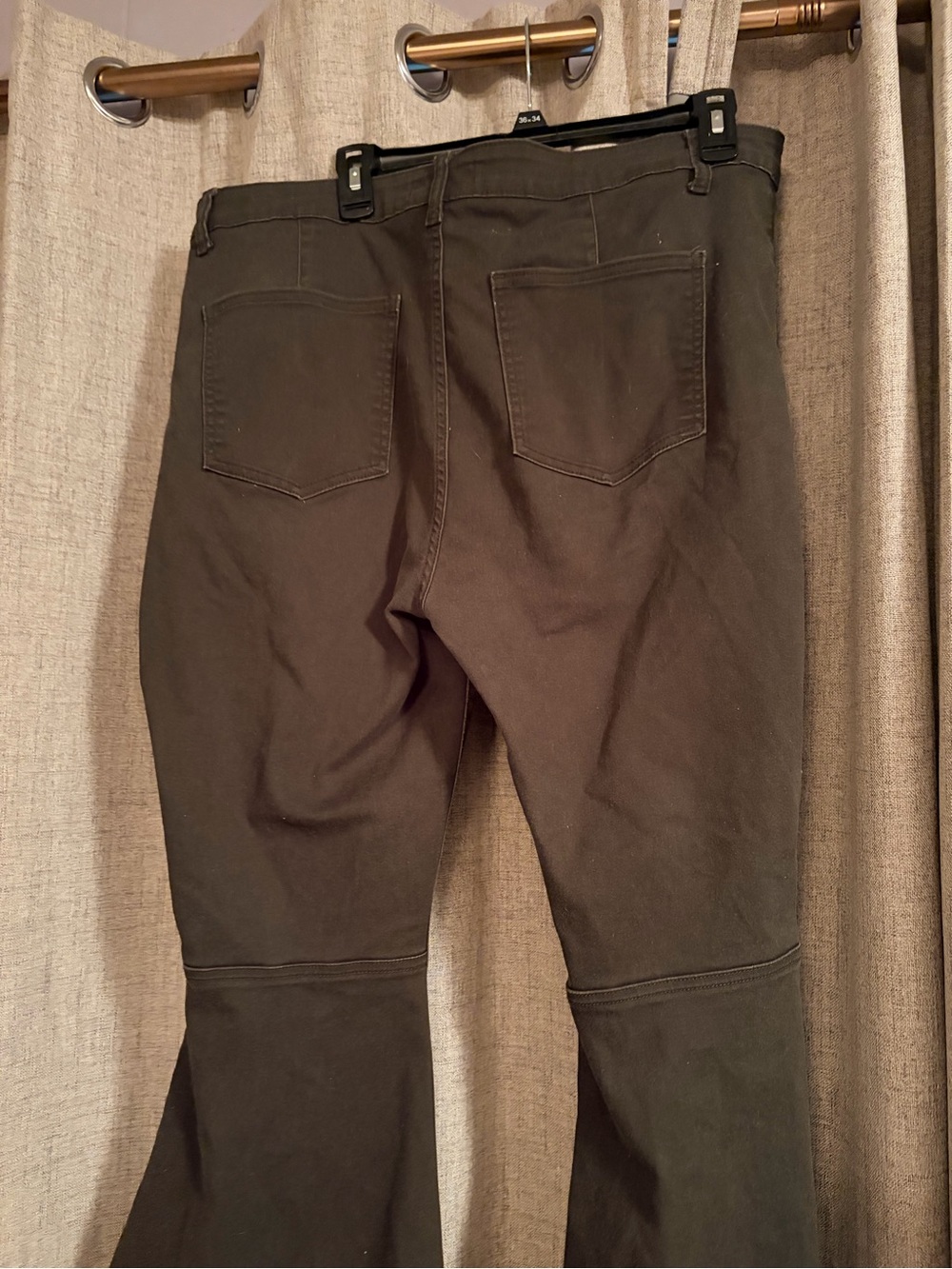 Zenana Outfitters Women's Boot Cut Pants in Dark green